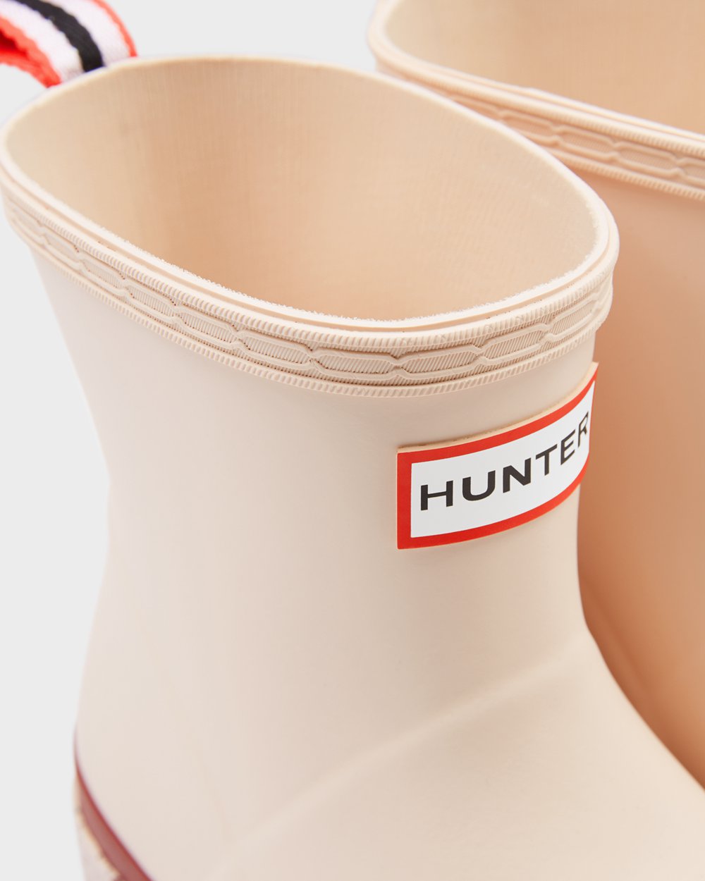 Women Hunter Original Short Speckle Rain | Play Boots Grey Pink/Grey Red | NZ-19724-OBUE